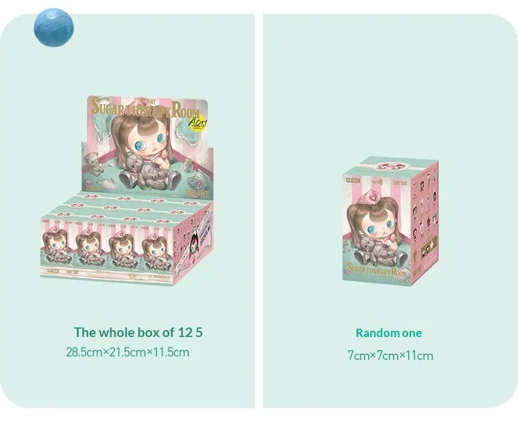 Original POPMART TinyTiny Act 1 Sugar Therapy Room Blind Box Anime-Figur Sammlerstück Spielzeug Tischdekoration Geschenk Überraschungstasche – Detail 22
