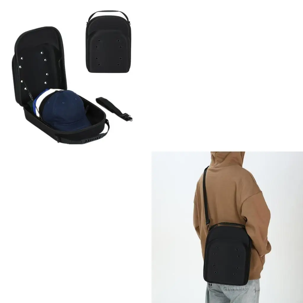 

Safely Hat Bag Portable Cap Storage Box Durable Baseball Hat Holder