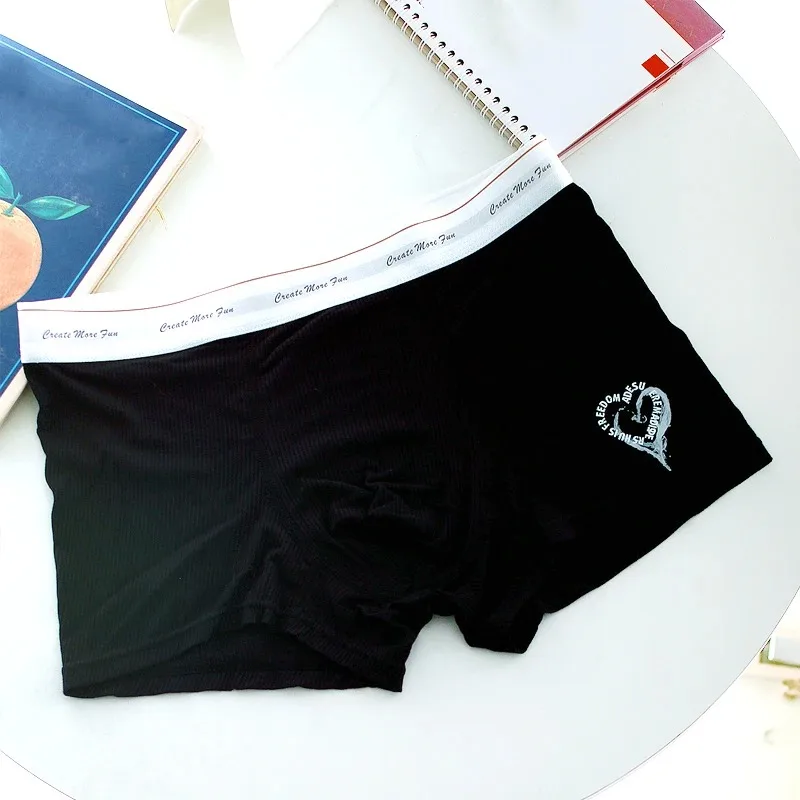 Ropa interior deportiva para parejas, bragas sexys para mujer y hombre, Calzoncillos Bóxer, lencería Modal antybakteryjny para a