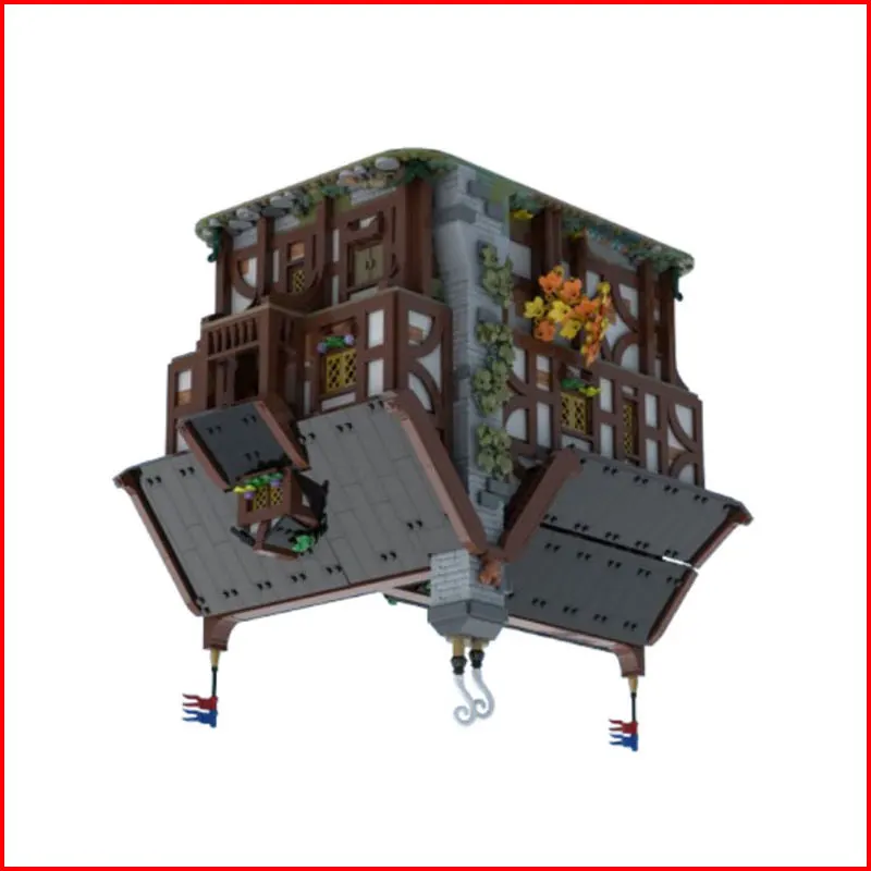 

Новинка, в наличии: конструктор MOC из 3910 деталей, средневековая таверна, мелкие строительные блоки, развивающая игрушка, подарочный набор.