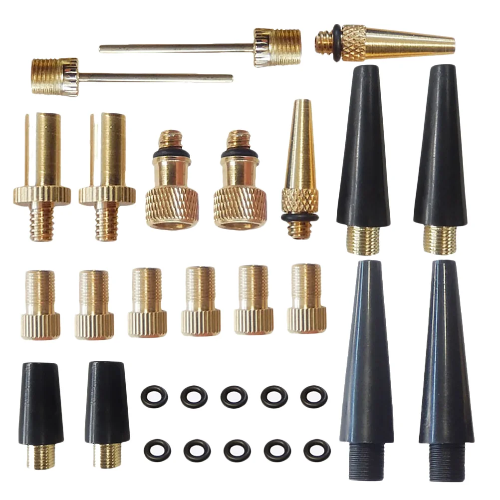 to Schrader Adapter Pump Accessories Metal Bike Valve Converter for Valves Inflator Kit Compressor Parts