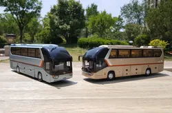 Rare Alloy Model Gift 1:38 Scale KingLong XMQ6129Y5 Travel Transit Bus Vehicle DieCast Toy Model