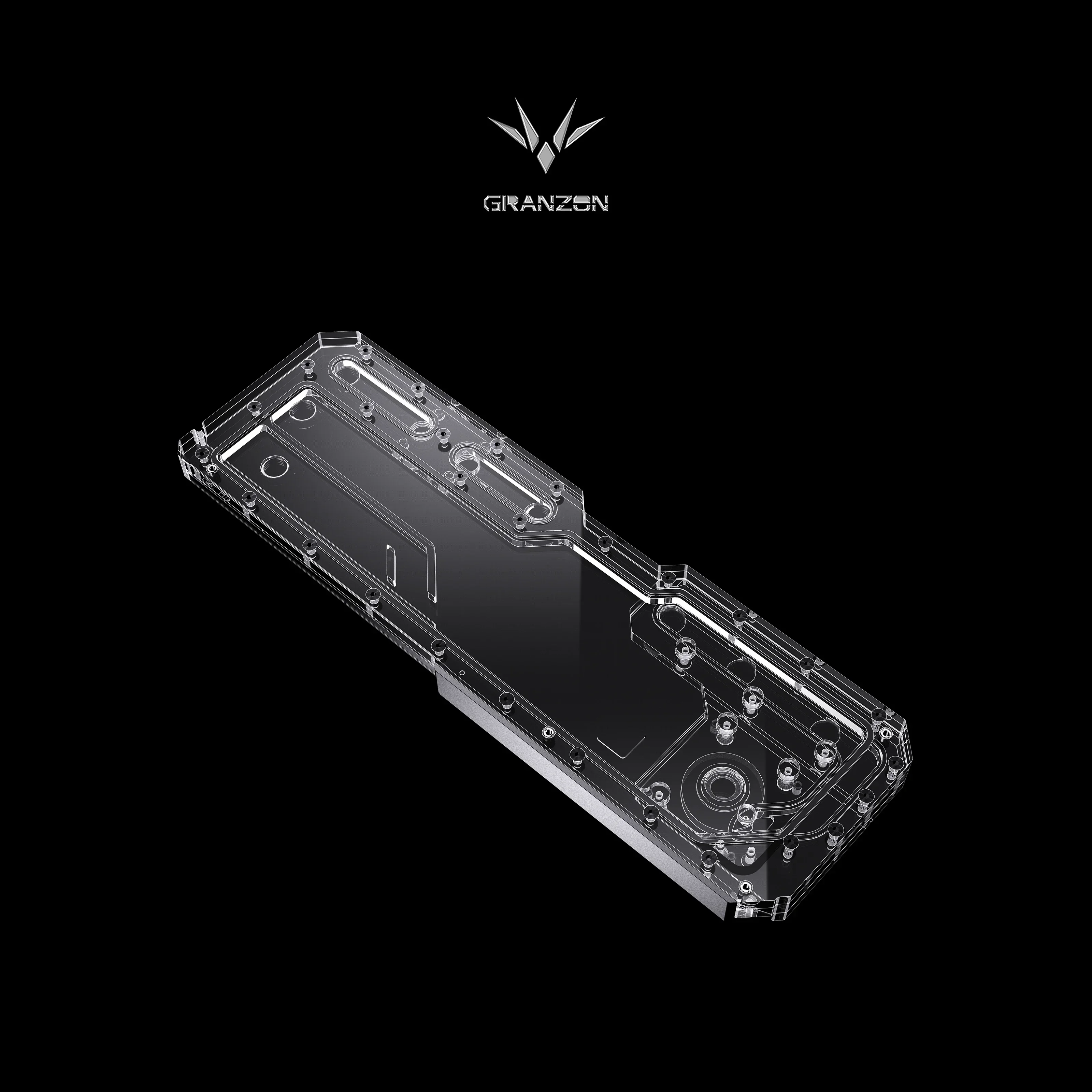 Granzon Acrylic Distro Plate /Board Reservoir for ASUS ROG Hyperion GR701 Computer Case /PC Cooling Combo DDC Pump GC-AS-GR701