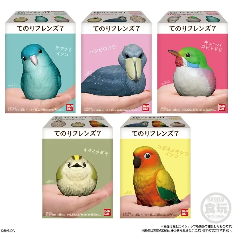 Action Toys Gifts Gashapon Candy Food Qversion Mini Little Birds In The Palm Strigiformes Balaeniceps Rex Model