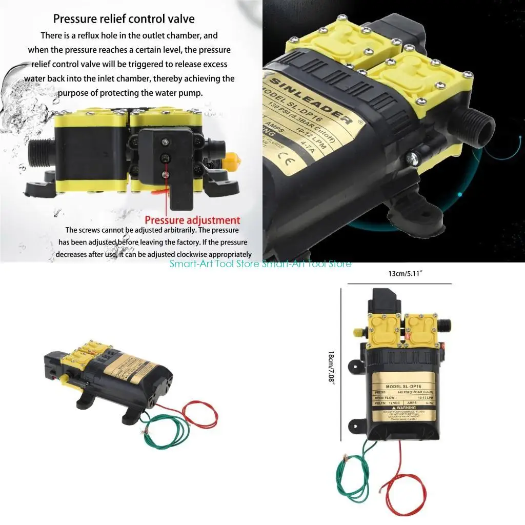 

E1PB 12V Высокое давление сельскохозяйственное электрическое водяное насосы насосы для водоснабжения.