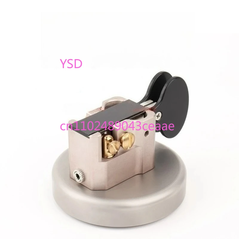 Short-paddle type double-paddle automatic magnetic key, 3.5mm interface for CW transmission of short-wave radio