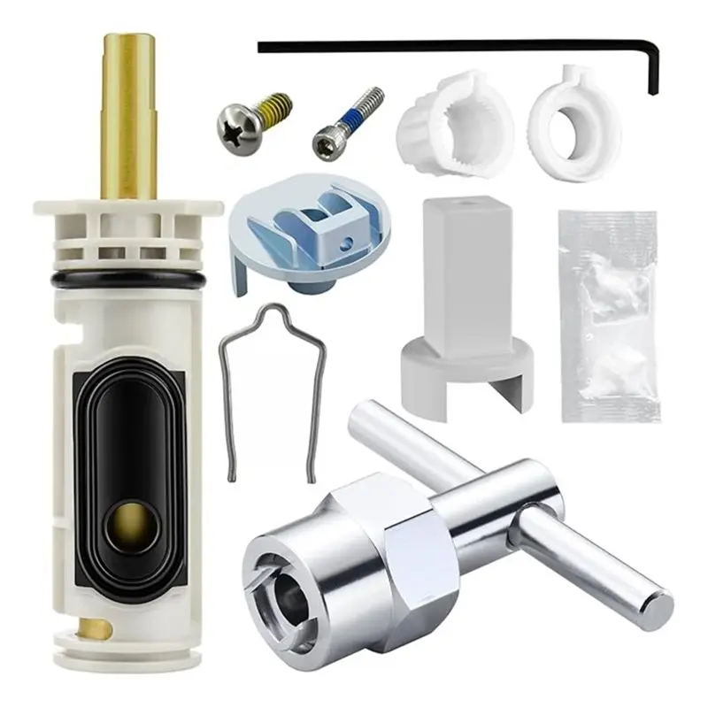 ABUG-Replacement Shower Cartridge For MOEN 1222, Posi-Temp Pressure Balancing Valve Kit With 104421 Tool