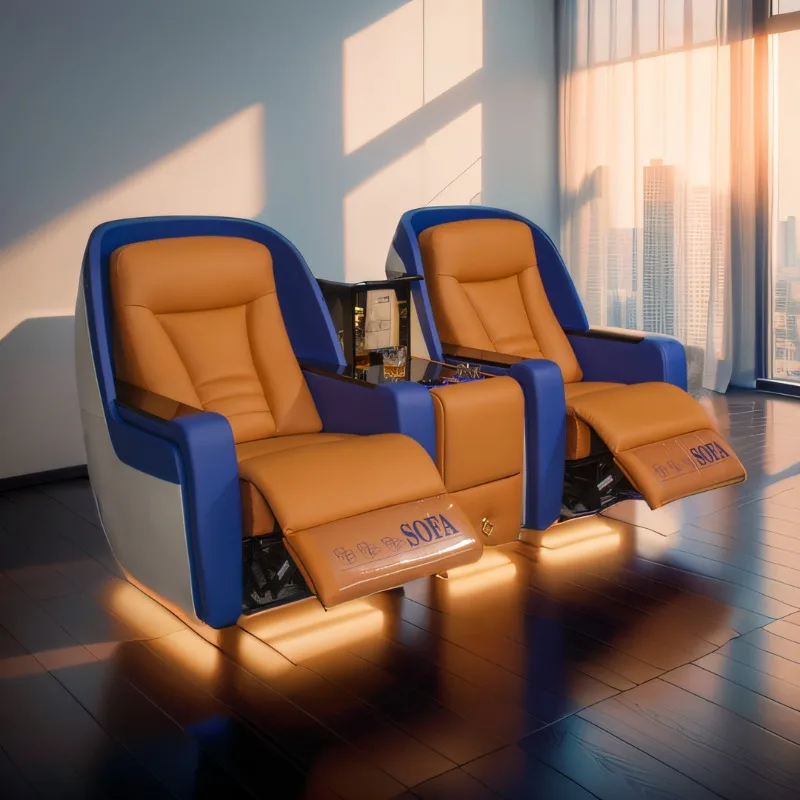 

Capsule Luxury Cinema Recliner Sofa Home Theater Seating Furniture Vip Theater Cinema Chair Leather Cinema Seats