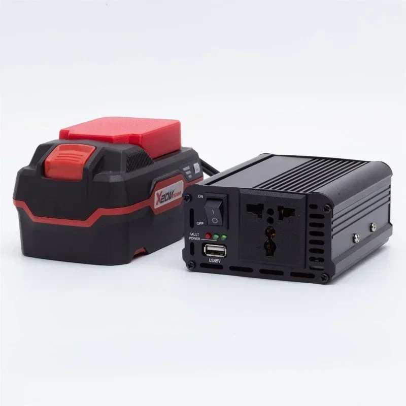 

For Lidl Parkside X20V Battery DC AC USB 200W 220V-240V Power Inverter Outlet Adapter Powered Compact Supply Inverter