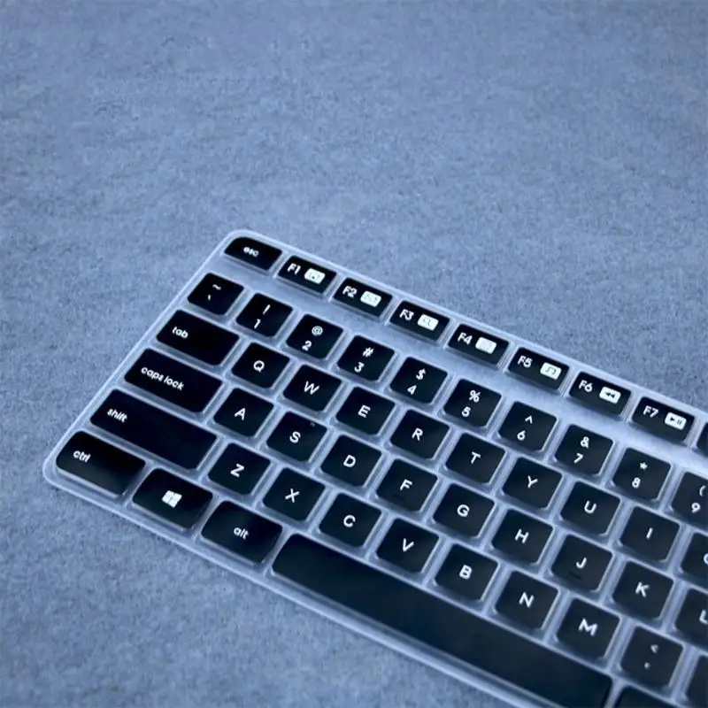 R53C Desktop Computer Keyboards Cover Skin for K235 K375 MK235 MK315 Keyboards, AntiDust Waterproof Keyboards Protectors Skin