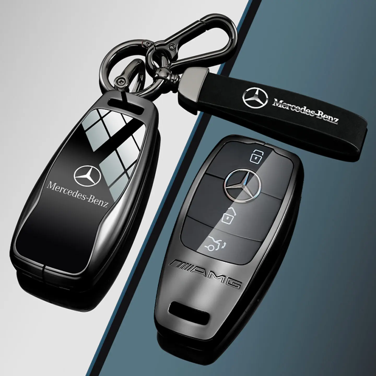 High-End Feelings Mercedes Benz C260L E300L A200L GLE350 GLB220 Car Keycase Protective Shell Buckle for Female