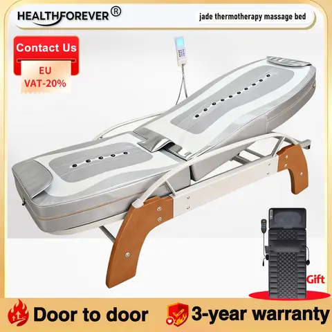 Migun Hot Heated Portable Korea Cheap Nuga Best Warm LCD Automatic Electric Rolling Thermal Jade Stone Massage Bed