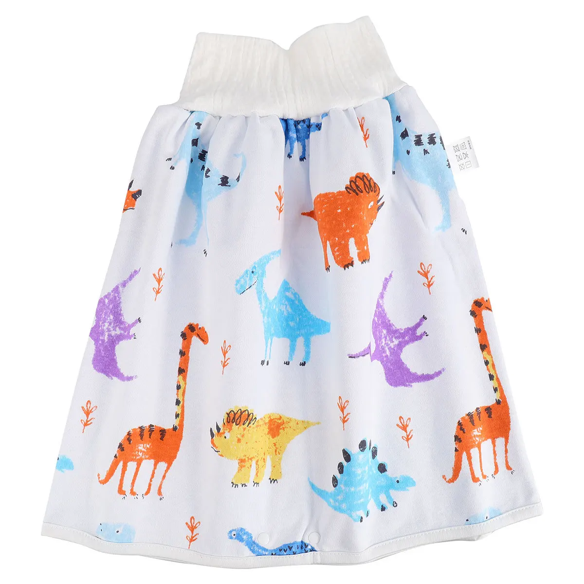 

1Pcs Comfortable Folding High Waist Diaper Skirt Baby Training Pants Washable Breathable Leak Proof Skin Friendly