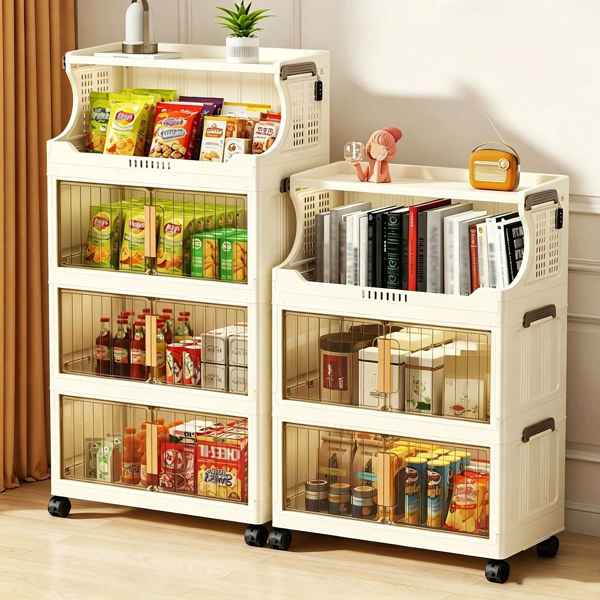 Складной контейнер для хранени – обзор и цена Stackable Pantry Bin