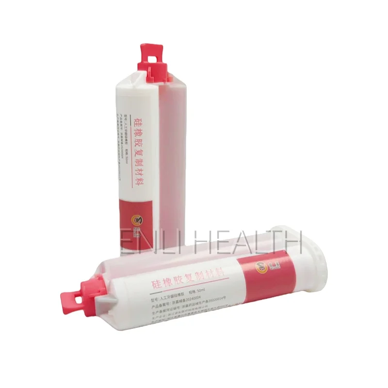 Dental Silicone Rubber Replication Material Artificial Gum Glue Planting Artificial Gums Elastic A-Silicone For Gingival Mask