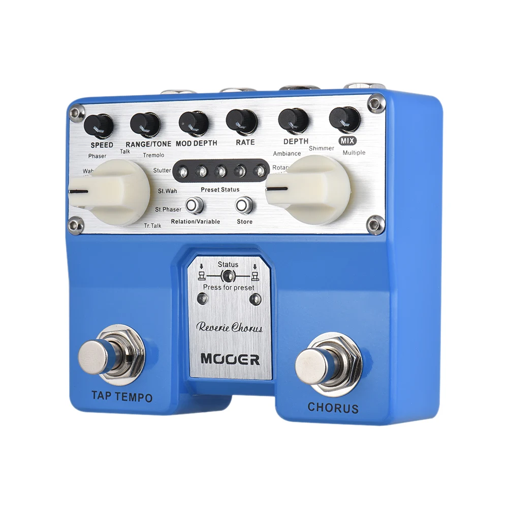 Mooer Electric Guitar Effects Pedal Tch1 Reverie Chorus Effect Pedal Chorus Musical Accessories Guitar Effects Pedal Tuning