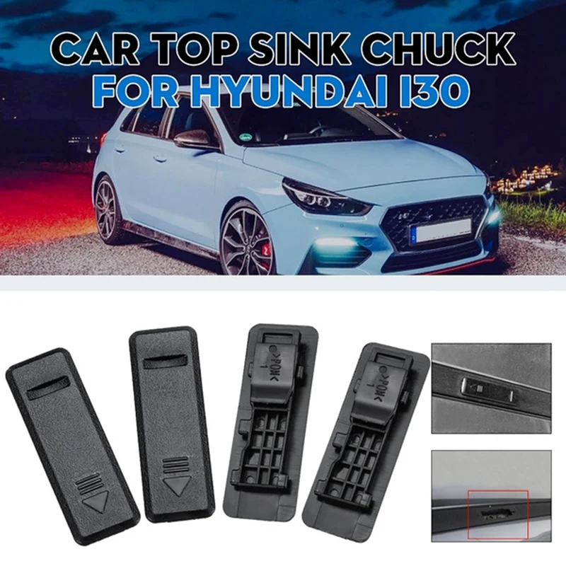 

Car Top Sink Chuck Clip Cover Water Bar Covers Roof Cap For HYUNDAI I30 Accent Waterproof Seal Clips 872552L000