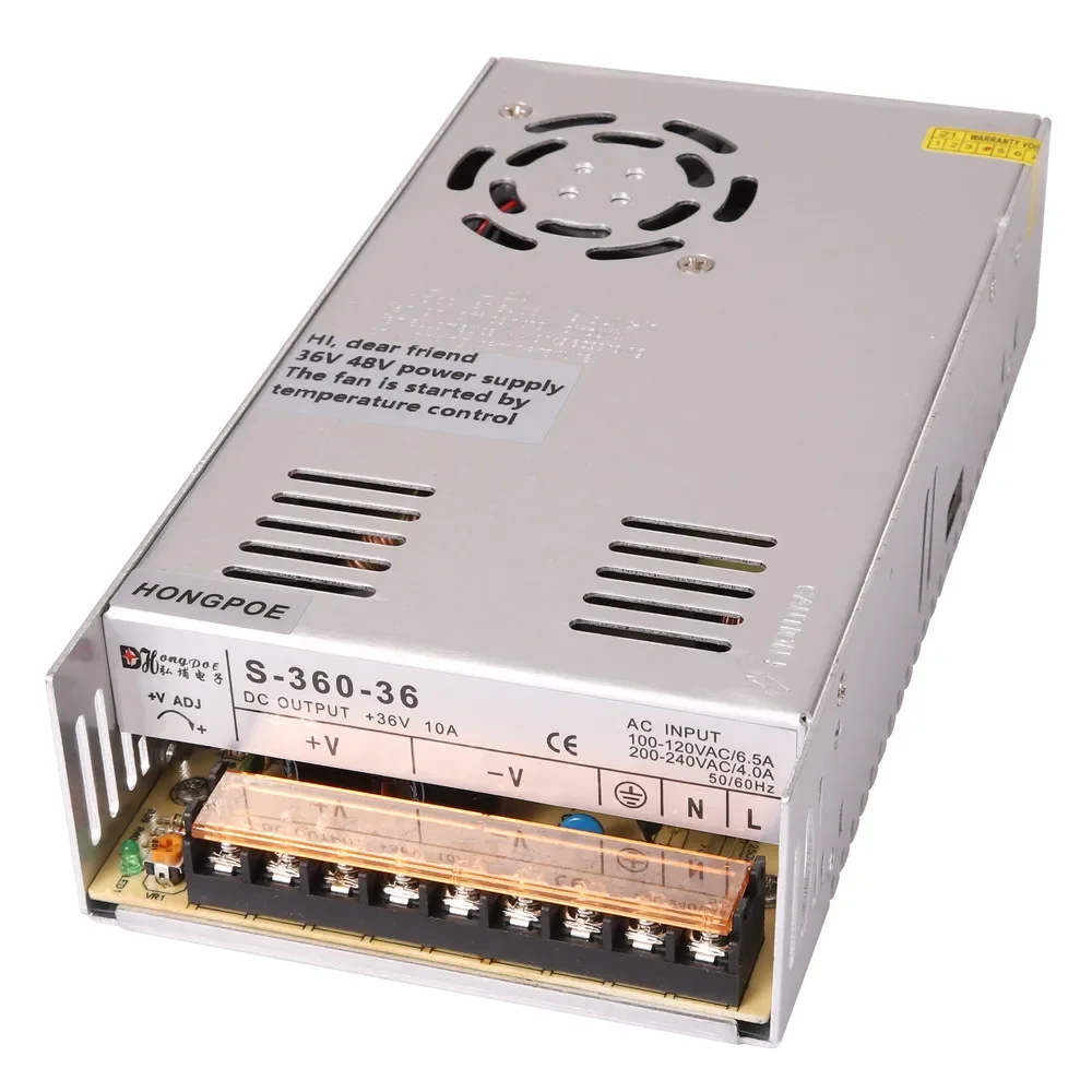 300W 360W 400W 500W LED Power Supply DC 5V 12V 24V 36V 48V Switching Power Supply 10A 20A 30A 40A Source Transformer AC DC SMPS