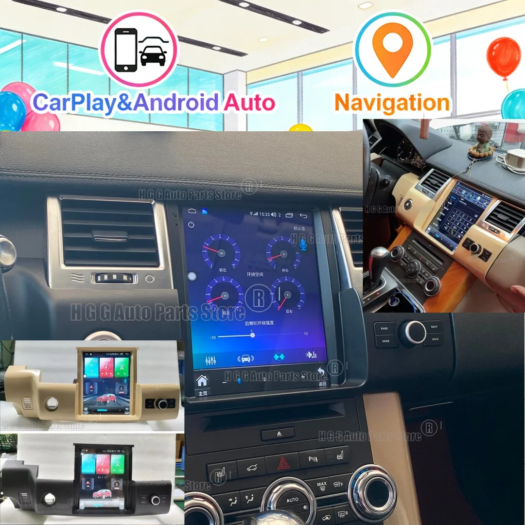 

Head Unit For Range Rover Sport L320 2010-2013 Android 14 Radio Car GPS Navigation Screen Multimedia Player Stereo Auto CarPlay
