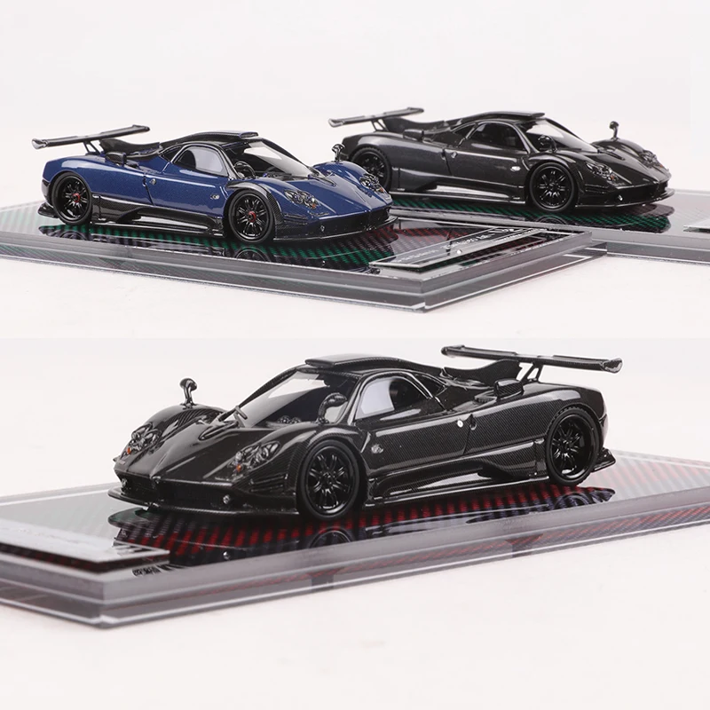 U2 1:64 760LH Blue Carbon/Black Carbon Resin Model Car Limited Edition 399