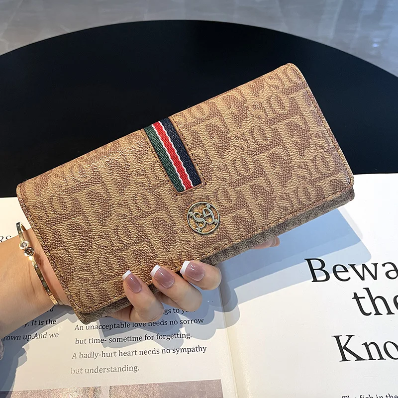 korean-style-large-capacity-long-wallet-women's-2025-fashion-elegance-money-clip-mobile-phone-card-holder-leather-wallet