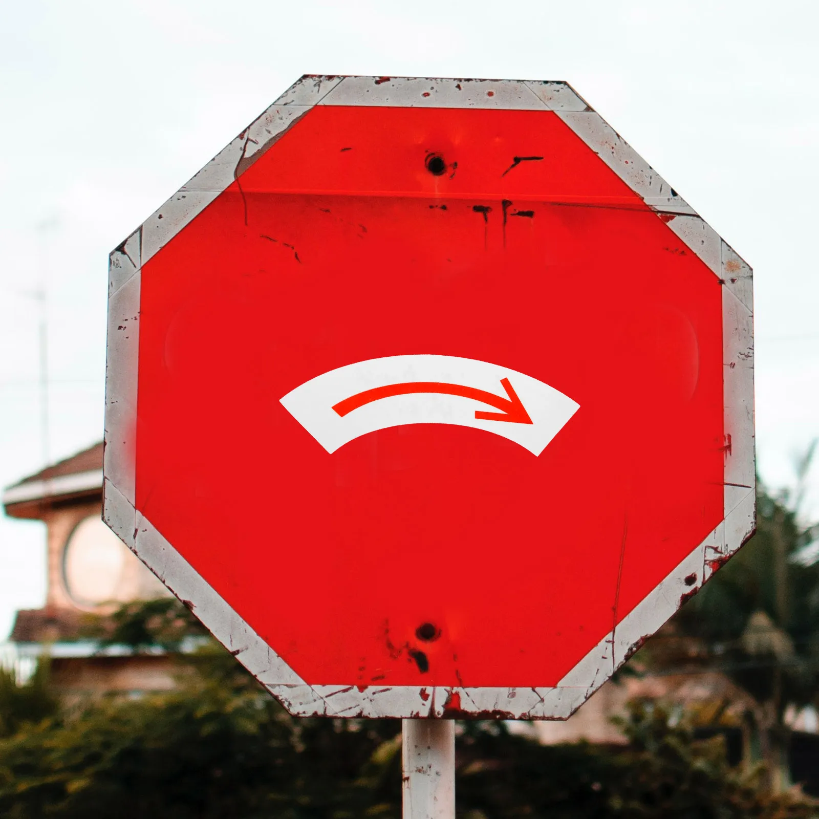 Arrow Indicator Safety Sticker Durable Directional Equipment Warning Caution Decal Easy Use Personalised Signs and Plaques