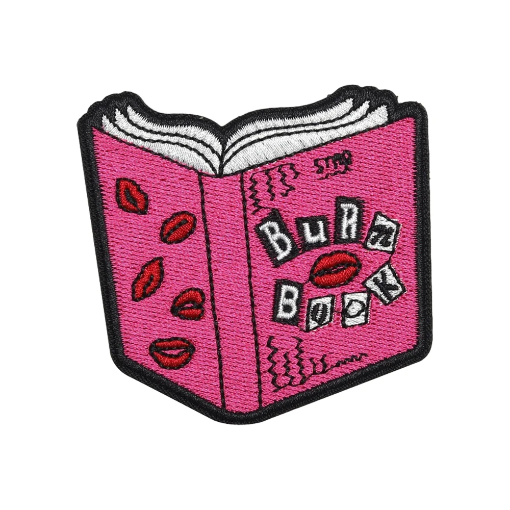 Mean Girls Burn Book Meme Fun Quote  Tactical Patch Badge Embroidered Sticker Hook Loop DIY Cap Jeans Backpack
