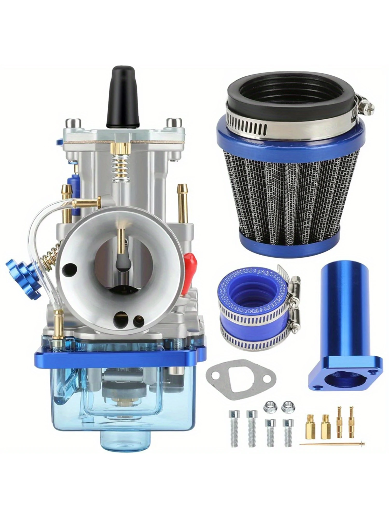 AliExpress Universal PWK 24 mm Motorcycle Carburetor Kit With Power Jet Racing Moto Motocross 2T 4T ATV Dirt Bike