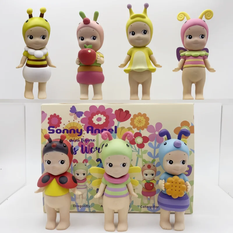 Mini Figure Bug'S World Sonny Angel Series Blind Box  Little Bee Toy Angel Collection Doll Decoration Birthday Gift Toys