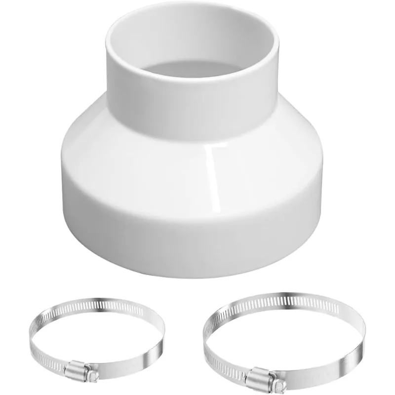 

Надежный переходник для фитингов для вентиляционных труб из АБС-пластика 150-100Зажимы для шлангов из нержавеющей стали (91-114 мм, 141-165 мм)