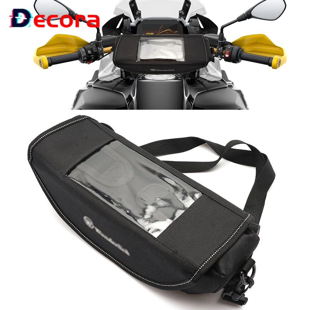 For BMW R1200rt R1250rt R1100rt R1150rt R850rt Waterproof Handlebar Travel Bag Phone GPS Saddle Handle Bar Bag Accessories