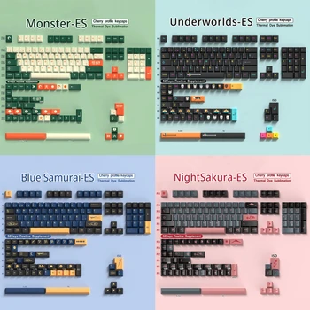 Teclas de teclado español Cherry Profile Sub Dye ISO Alice Layout 7U Space bar ES Keycaps 136156   teclas para teclados mecánicos