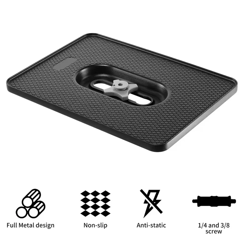 Selens supporto professionale per vassoio per proiettore per Pallet con piattaforma per Computer portatile per supporto per treppiede a vite 1/4 3/8