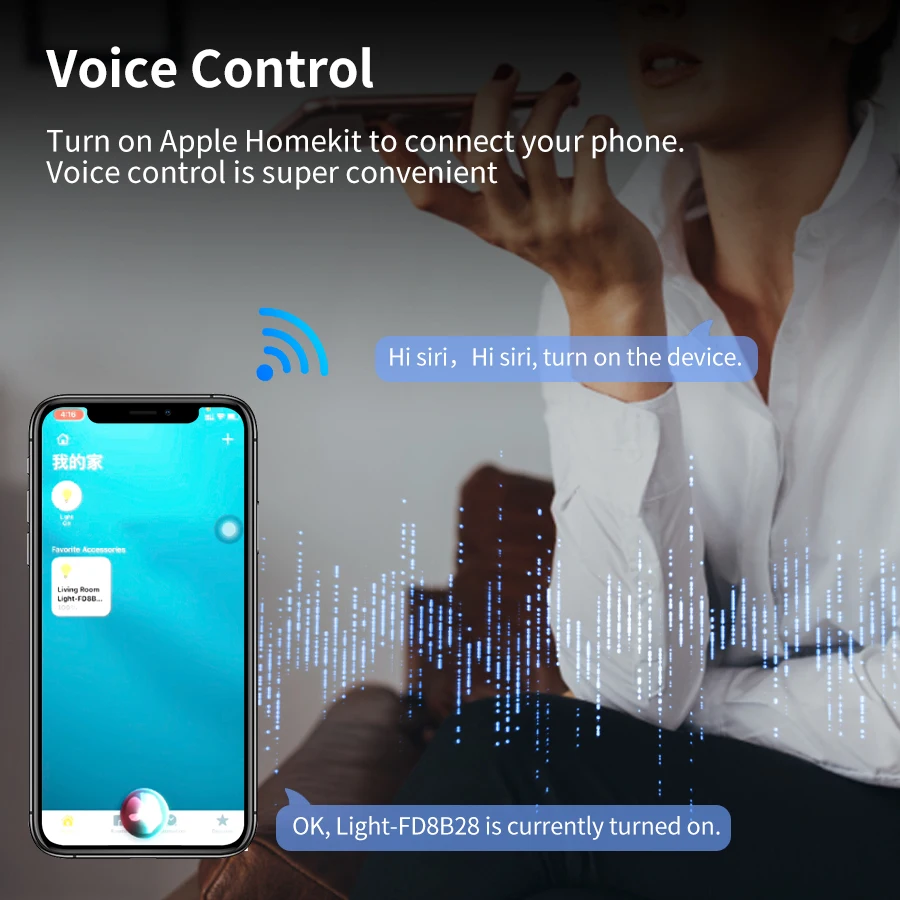 1/2/4PCS DoHome Homekit Siri Smart Bulb E27 12W WiFi Alexa Lamp Voice Control Google Assistant 85-265V Dimmable Timer Function