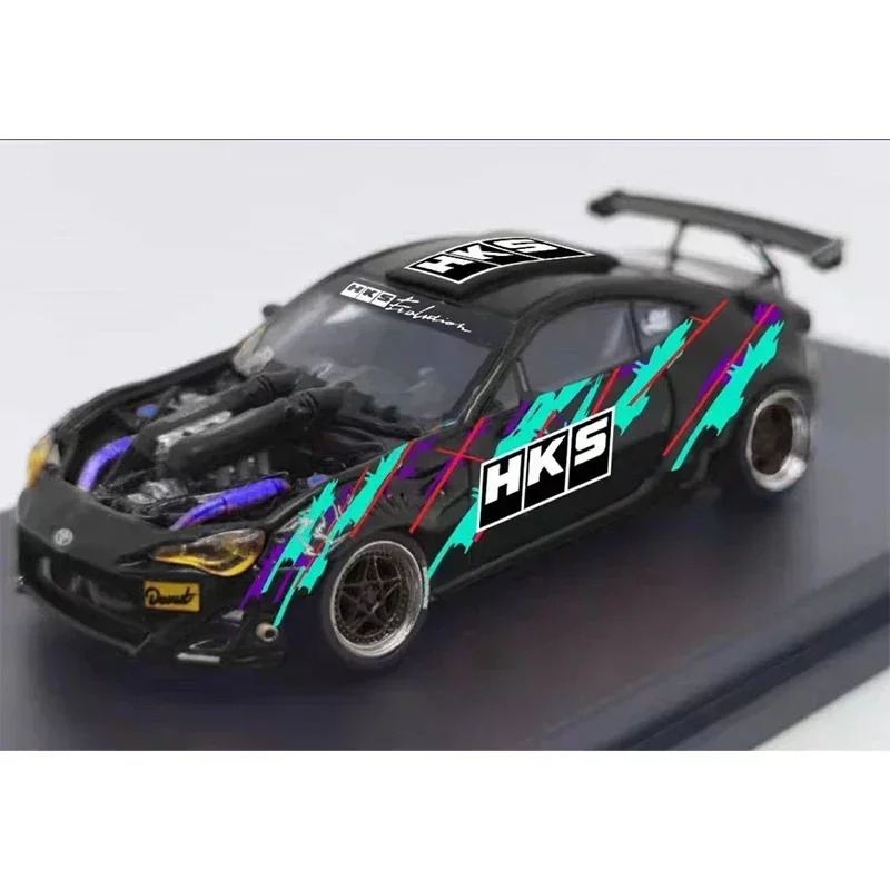 In Stock 1:64 Engine GT4586 S15 Alloy Diorama Car Model Collection Miniature Carros Toys HKM DCM YS