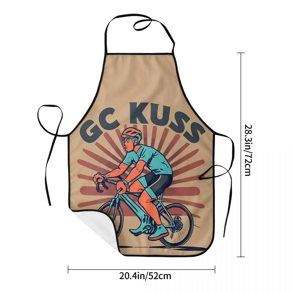 Casual GC Kuss Apron Chef Cooking Cuisine Tablier Waterproof Bib Kitchen Cleaning Pinafore for Women Men Painting