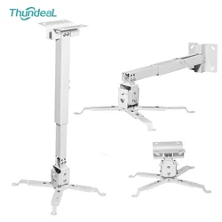 ThundeaL Universal Height Adjustable Ceiling Projector Mount for TD98PRO TDA7W Projector with Tray for Home Office Theater