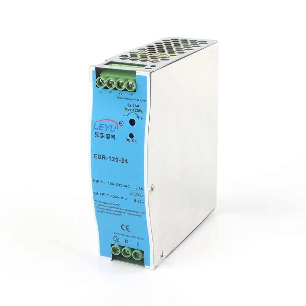 EDR-120-12 Rail Power Supply Single Output
