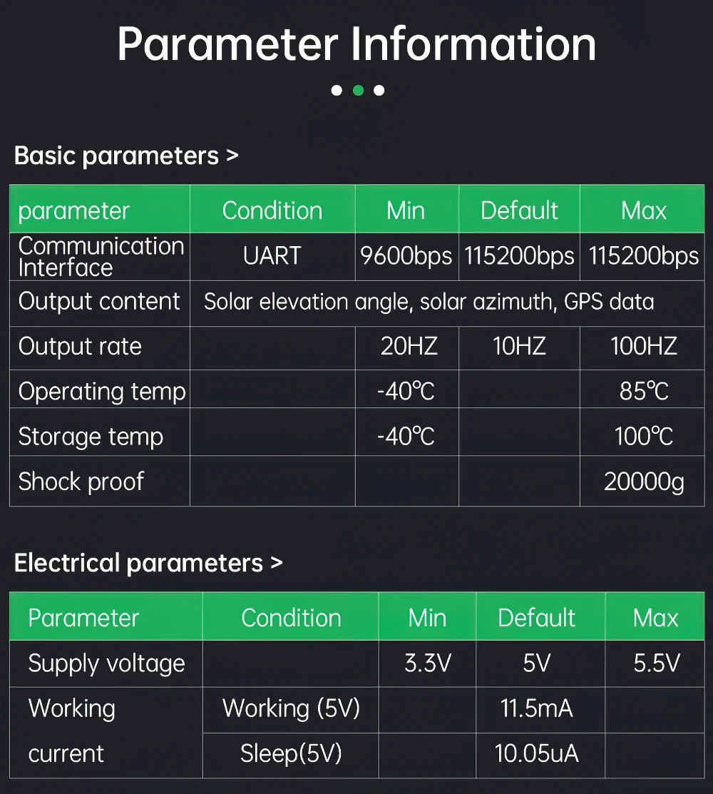 WitMotion Solar tracker WT-SEM93 with GPS, 0.2 deg accuracy solar tracking system for Arduino, TTL serial solar tracking Sensor