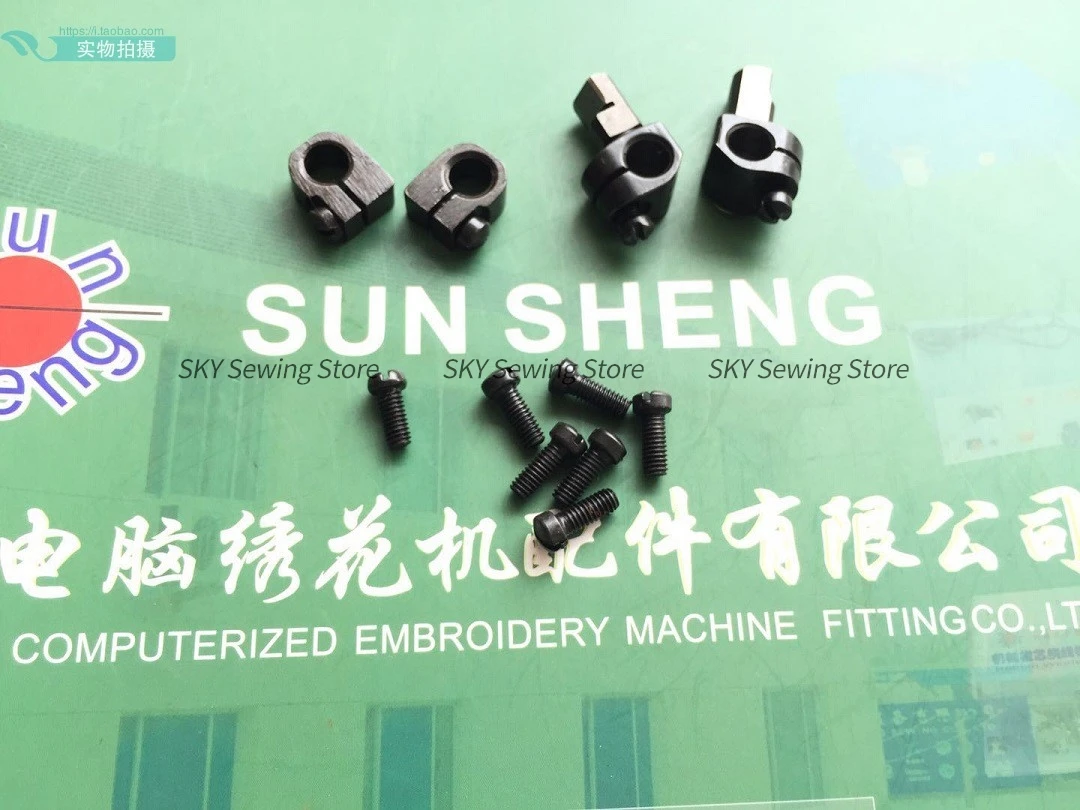 10 قطعة رف قضيب إبرة العلوي والسفلي الميت نقطة واحدة كلمة المسمار العلوي والسفلي الميت نقطة الكمبيوتر أجزاء آلة التطريز