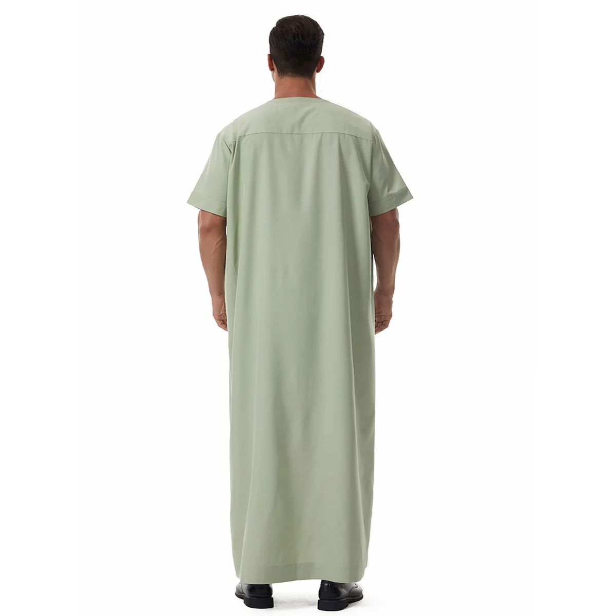 Nuovo Thobe Mens Thawb Thoub Musulmano Islamico Abaya Daffah Abito Abito Stile Saudita Abito Arabo Dubai Caftano Medio Oriente