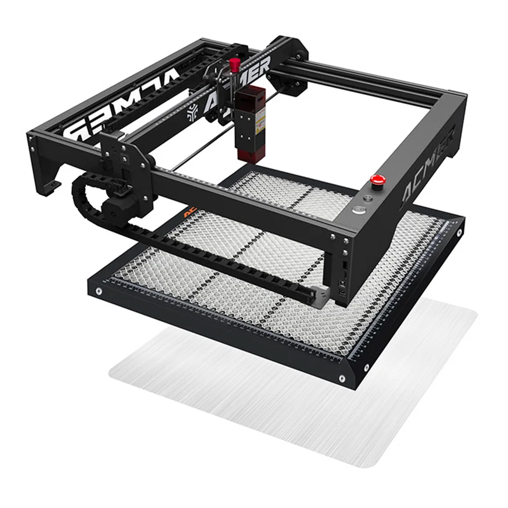 ACMER-mesa de trabajo de panal de corte láser E10, plataforma para máquina cortadora de grabado láser CO2