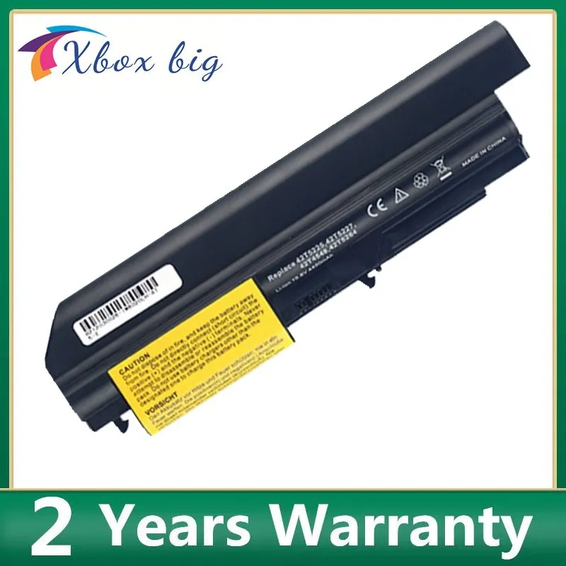 

Новый аккумулятор для ноутбука Lenovo ThinkPad R61 T61 R61i R61e R400 T400 Series 14 дюймов в ширину