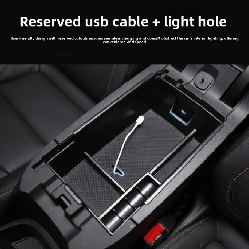 For Chevrolet Equinox 2018~2025 Car Center Console Armrest Box Storage Tray Sundries Tidying Organizer Case Interior Accessories view 5