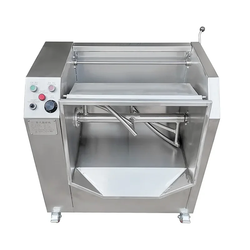 Commercial stainless steel automatic speed regulation dough mixer for bakery pizza meat vegetable flour kneading