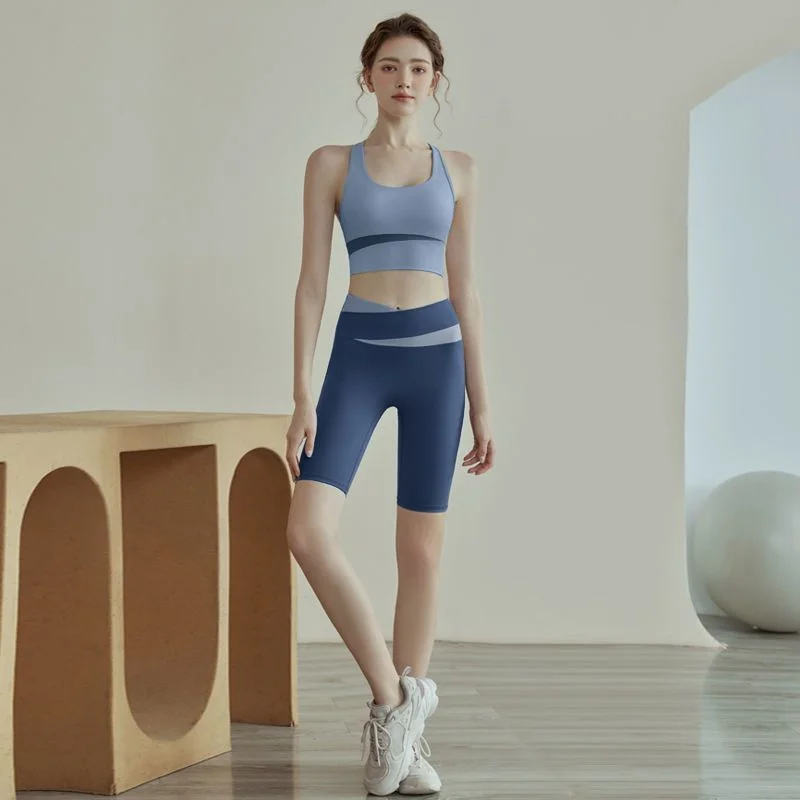 Ladies Fashion Vest Running Pantalons Outfit Women Pilates Internet Waistcoat Pants 2PCS Summer Femme Casual Yoga Two-Piece Suit