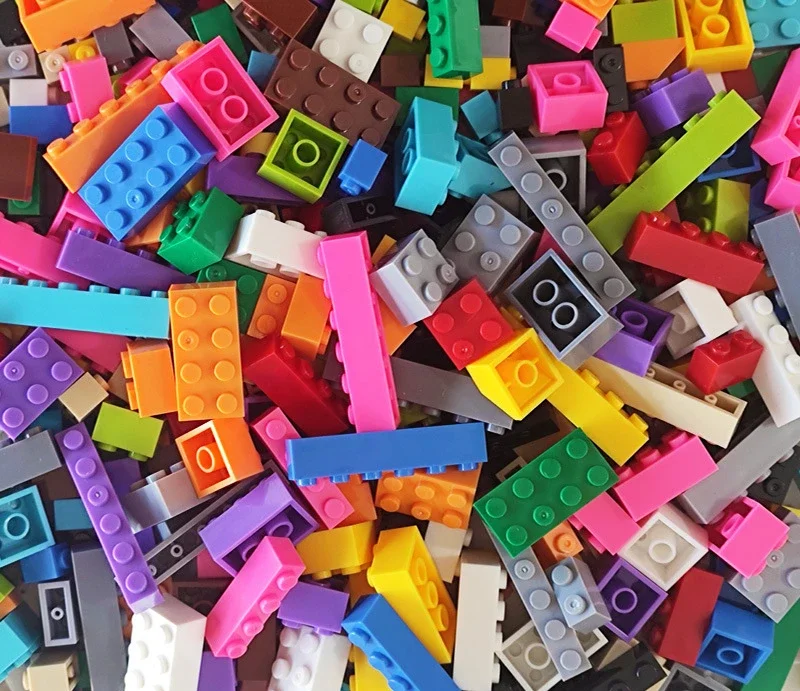 120/240PCS DIY-bouwstenen Bulkset Stad Klassieke stenen Kleurrijke montage Creatief speelgoed Educatief interactief speelgoed voor kinderen