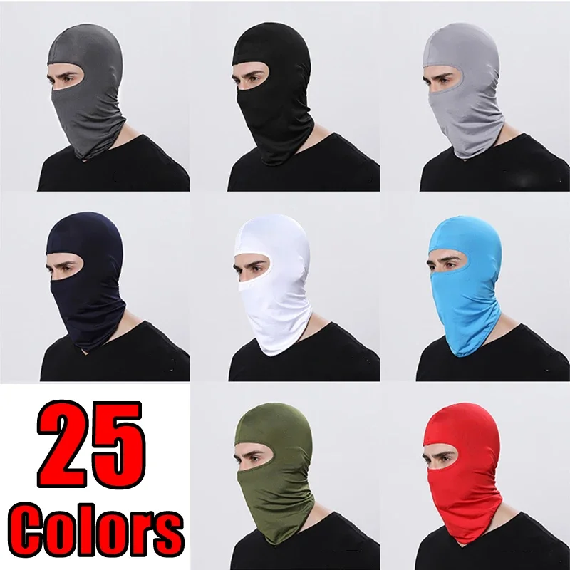 Cycling Motorcycle Face Mask Outdoor Sports Hood Full Cover Face Mask Balaclava Summer Sunscreen Riding Headgear Accessories