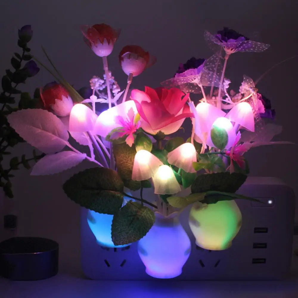 Led Lamp Lovely Rose Colorful Led Lamp Stunning Colorful Lilac Night Light Lilac Night Light Romantic Led Home Art Decor Unique