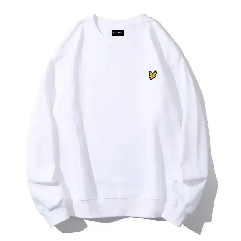 2024 Spring Autumn Season Men\'s Women\'s Pure Cotton O-Neck Sports Hoodie Eagle Logo Daily Leisure Brand Sweatshirt Clothing Tops